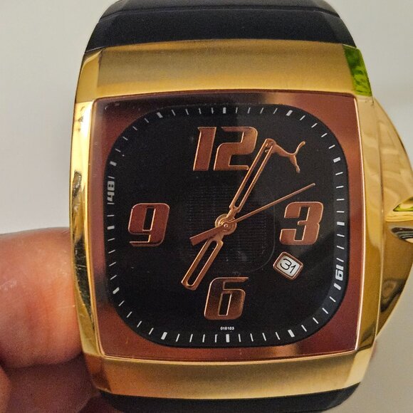 Puma Charger Stainless Steel Rose Gold Watch - Picture 3 of 16